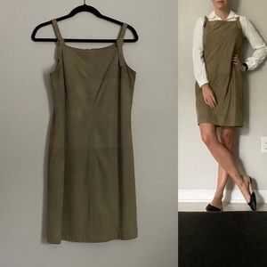 Burberry Suede Vintage Dress